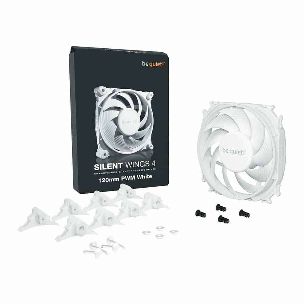 be quiet! 120mm Silent Wings 4 White PWM Fan